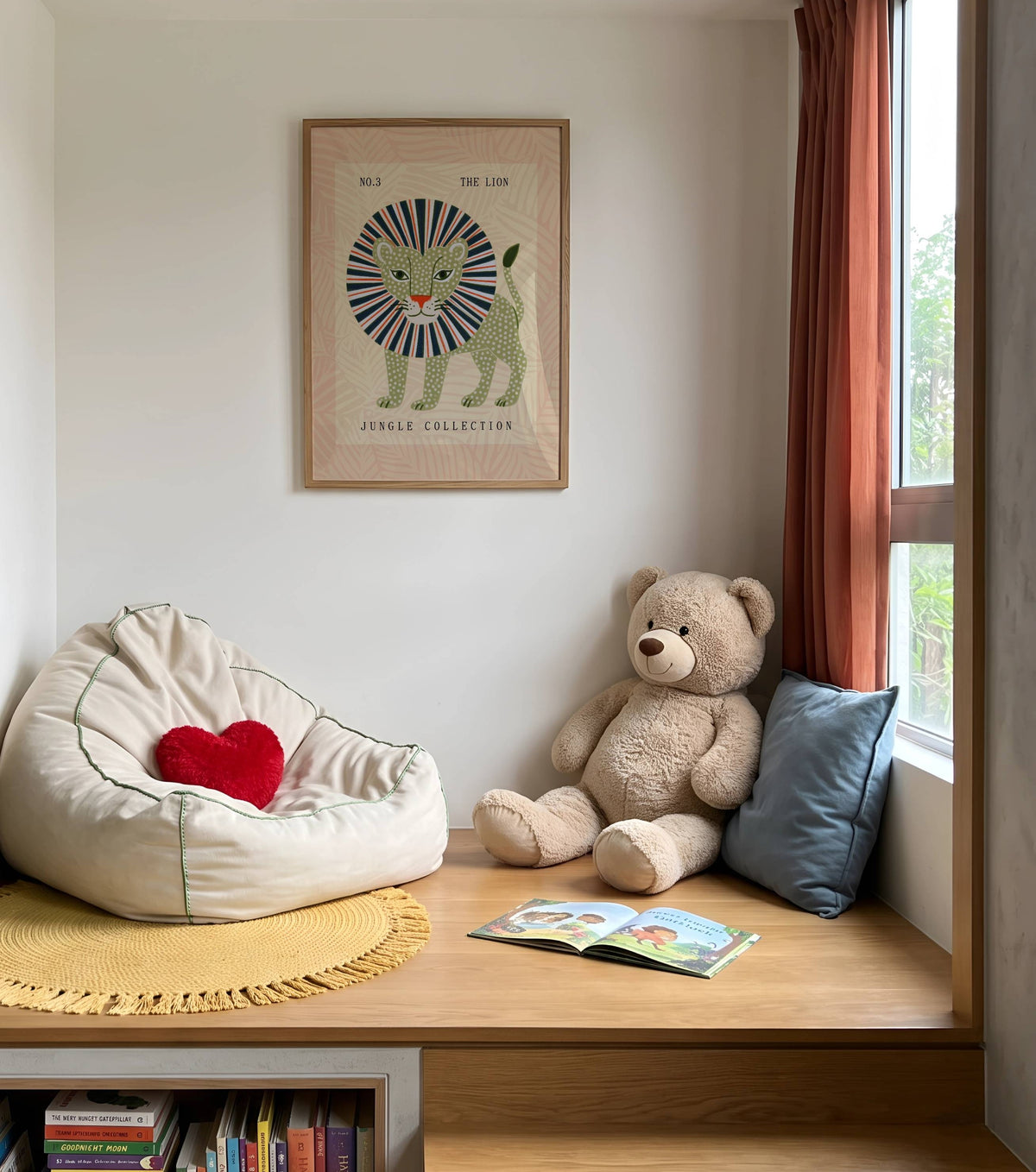 The Lion Nursery Print