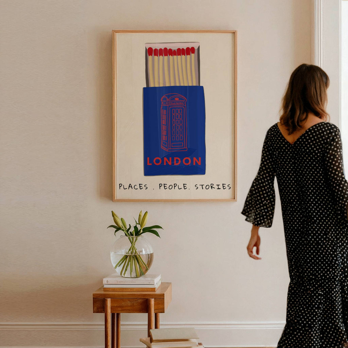 London Matchbox Print
