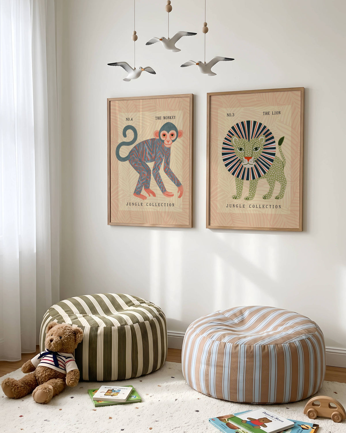 The Monkey Nursery Print