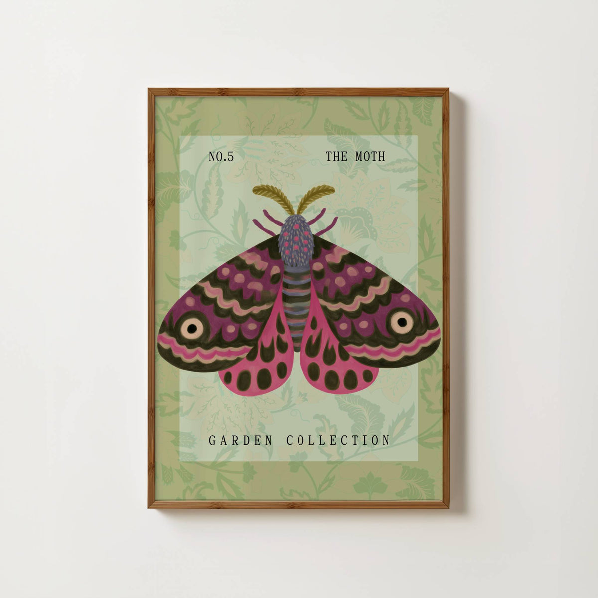 The Moth Nursery Print