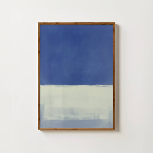 Duality Navy Abstract Print
