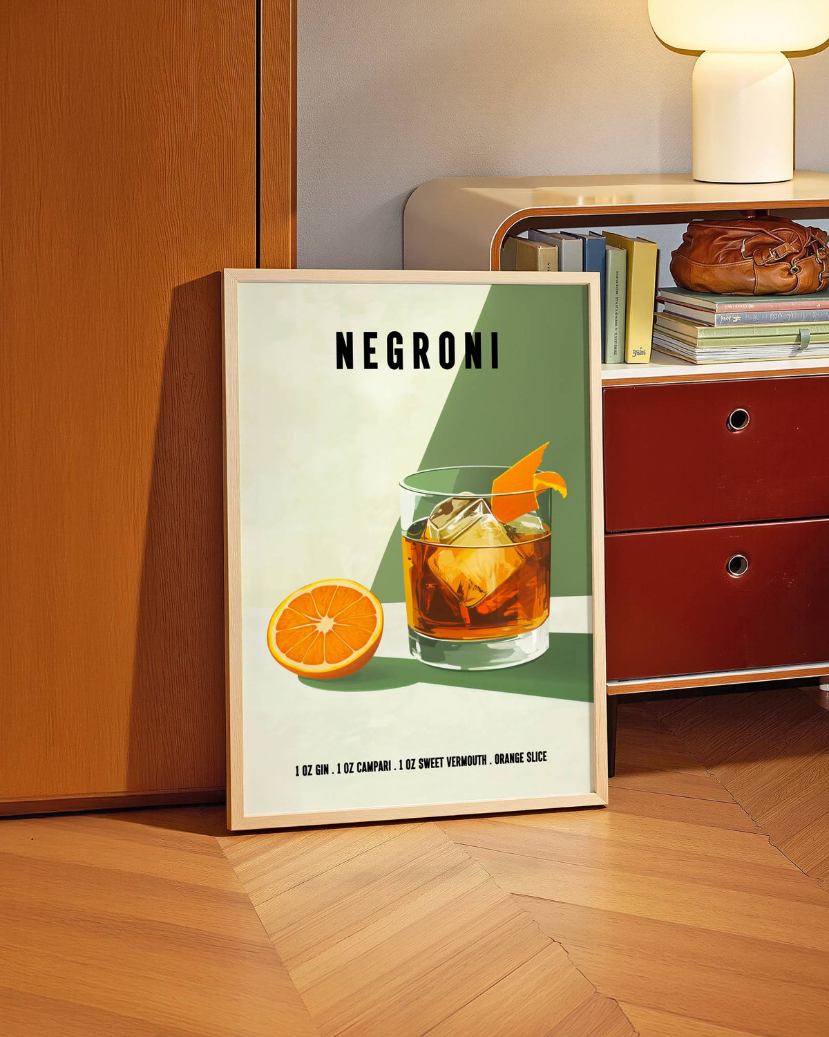 Negroni Cocktail Print