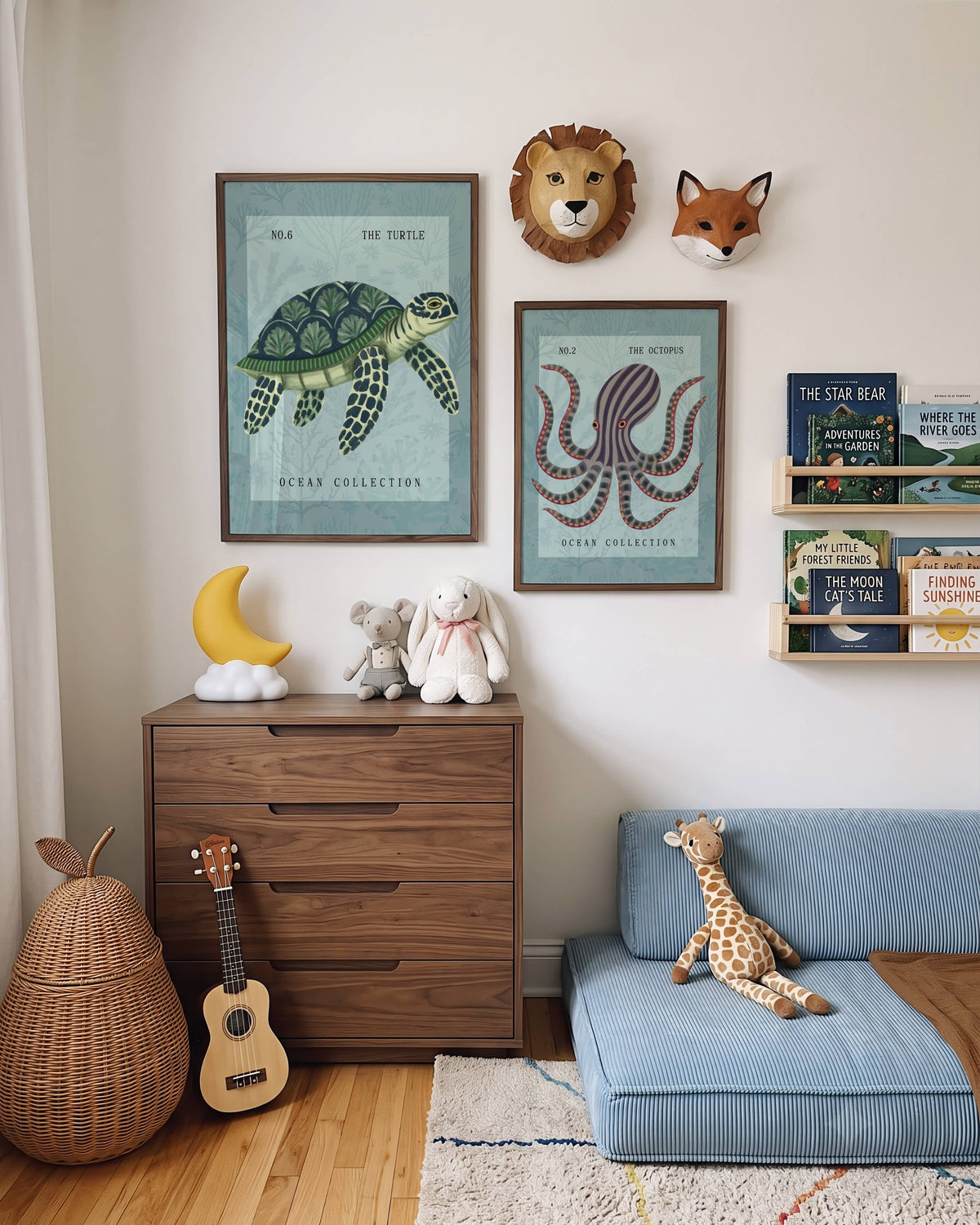 The Octopus Nursery Print