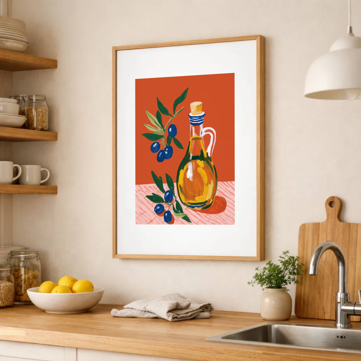 From The Olive Grove Print