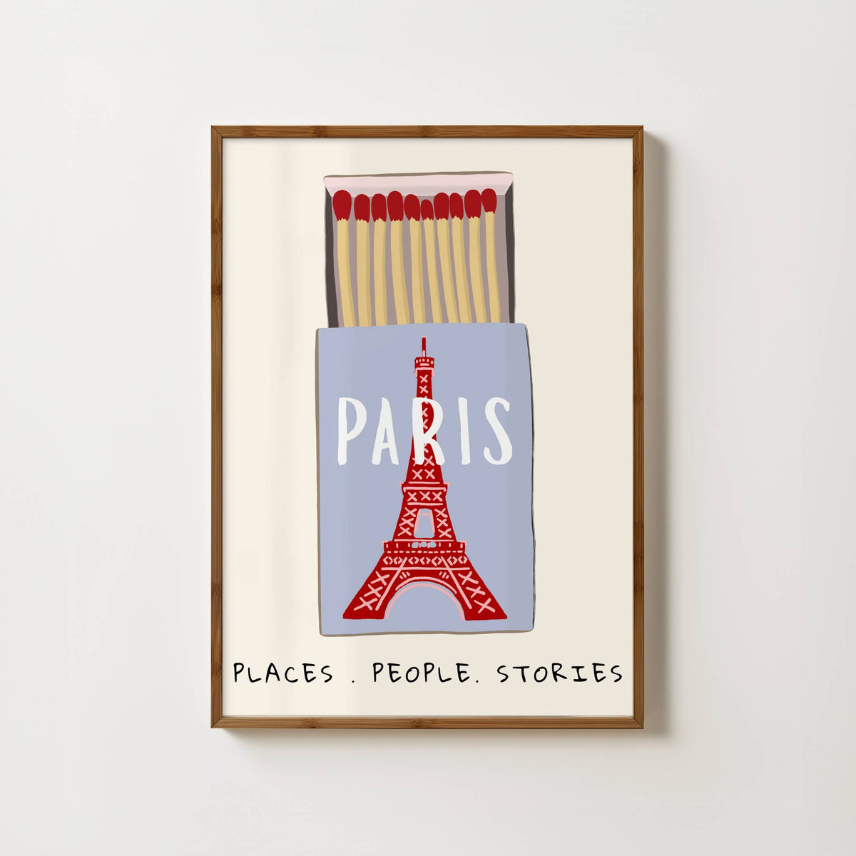 Paris Matchbox Print