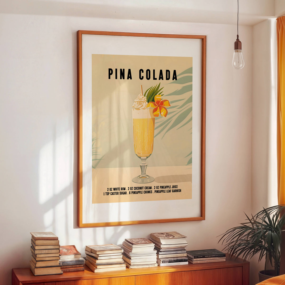 Pina Colada Cocktail Print