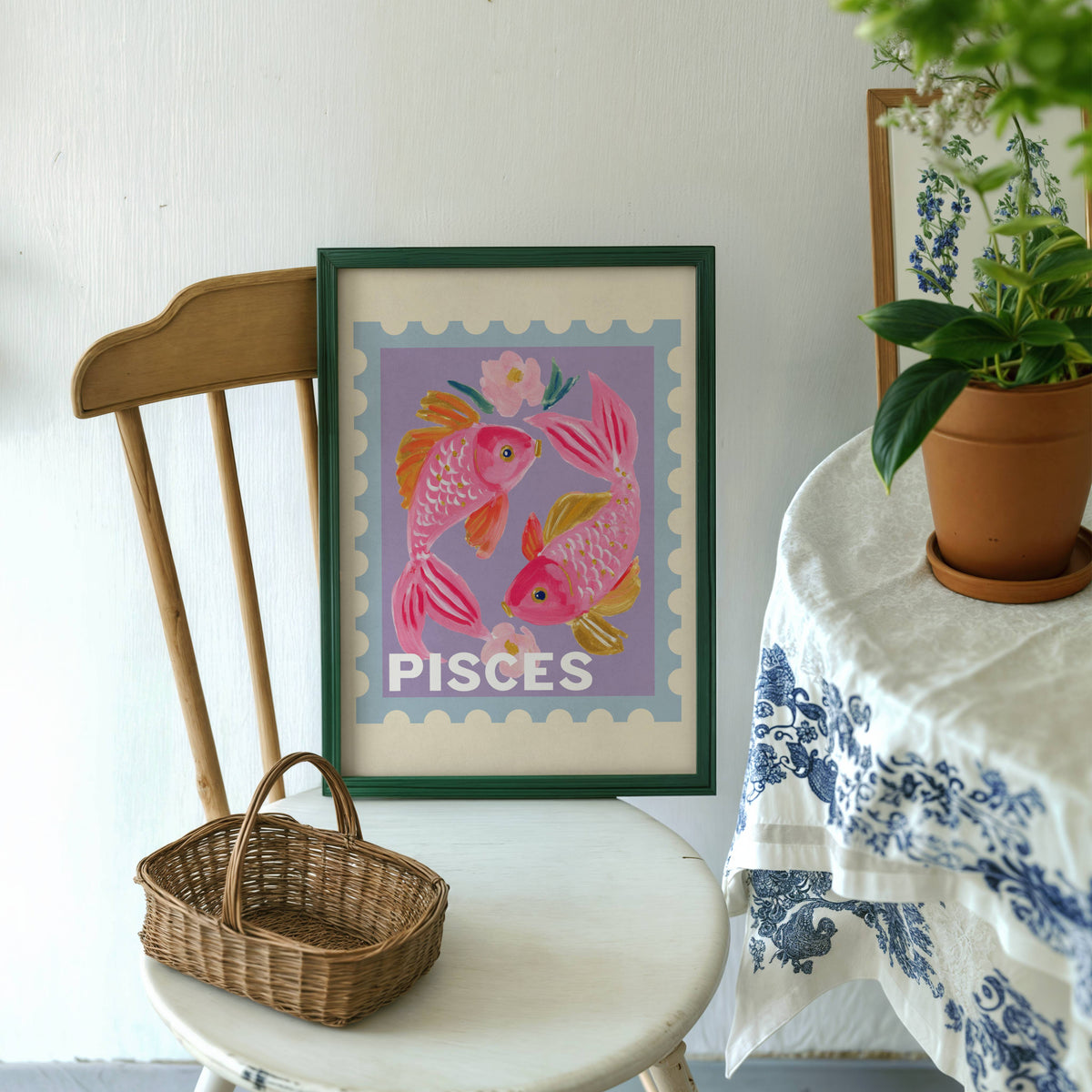 Pisces Zodiac Print