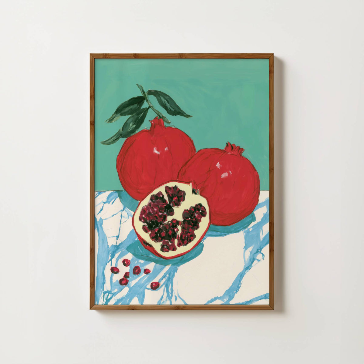 Pomegranate Study Print