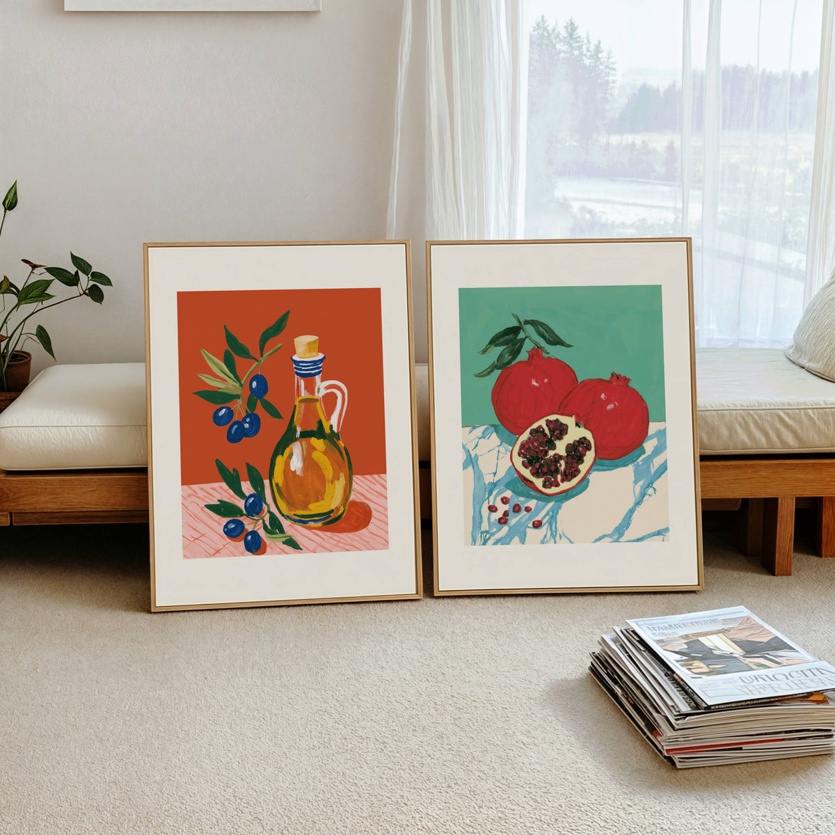 Pomegranate Study Print