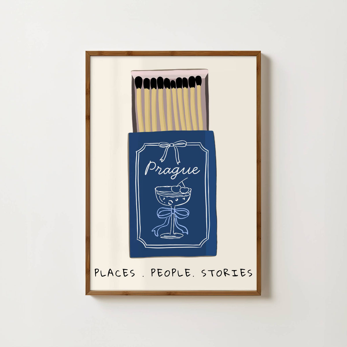 Prague Matchbox Print