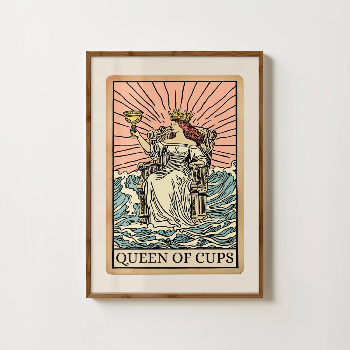 Queen Of Cups Tarot Card Print