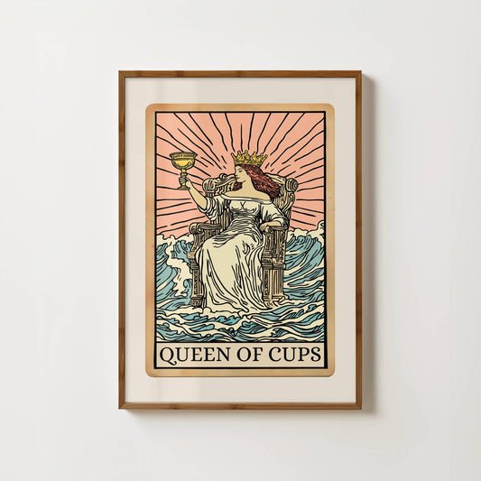 Queen Of Cups Tarot Card Print