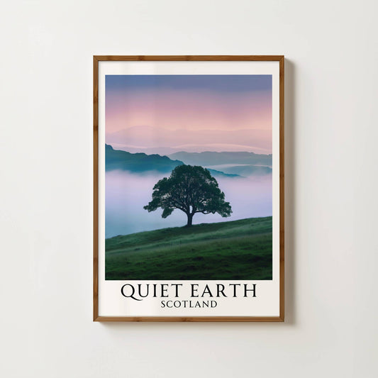 Quiet Earth Scotland Print