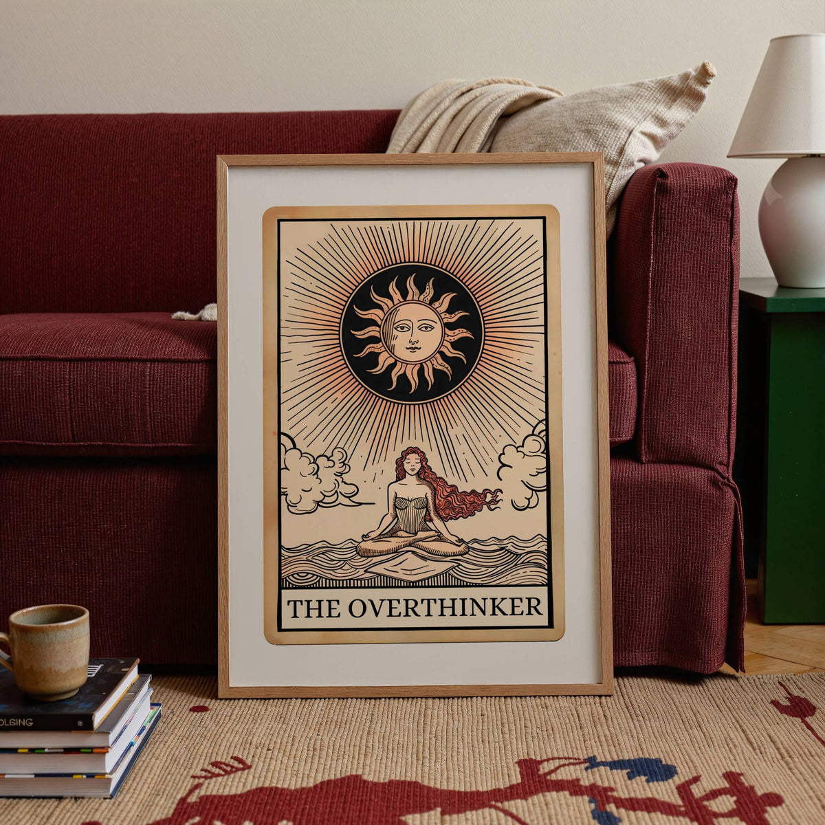 The Overthinker Tarot Card Print