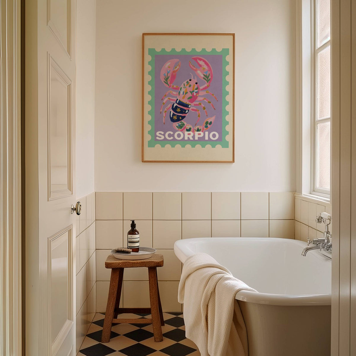 Scorpio Zodiac Print