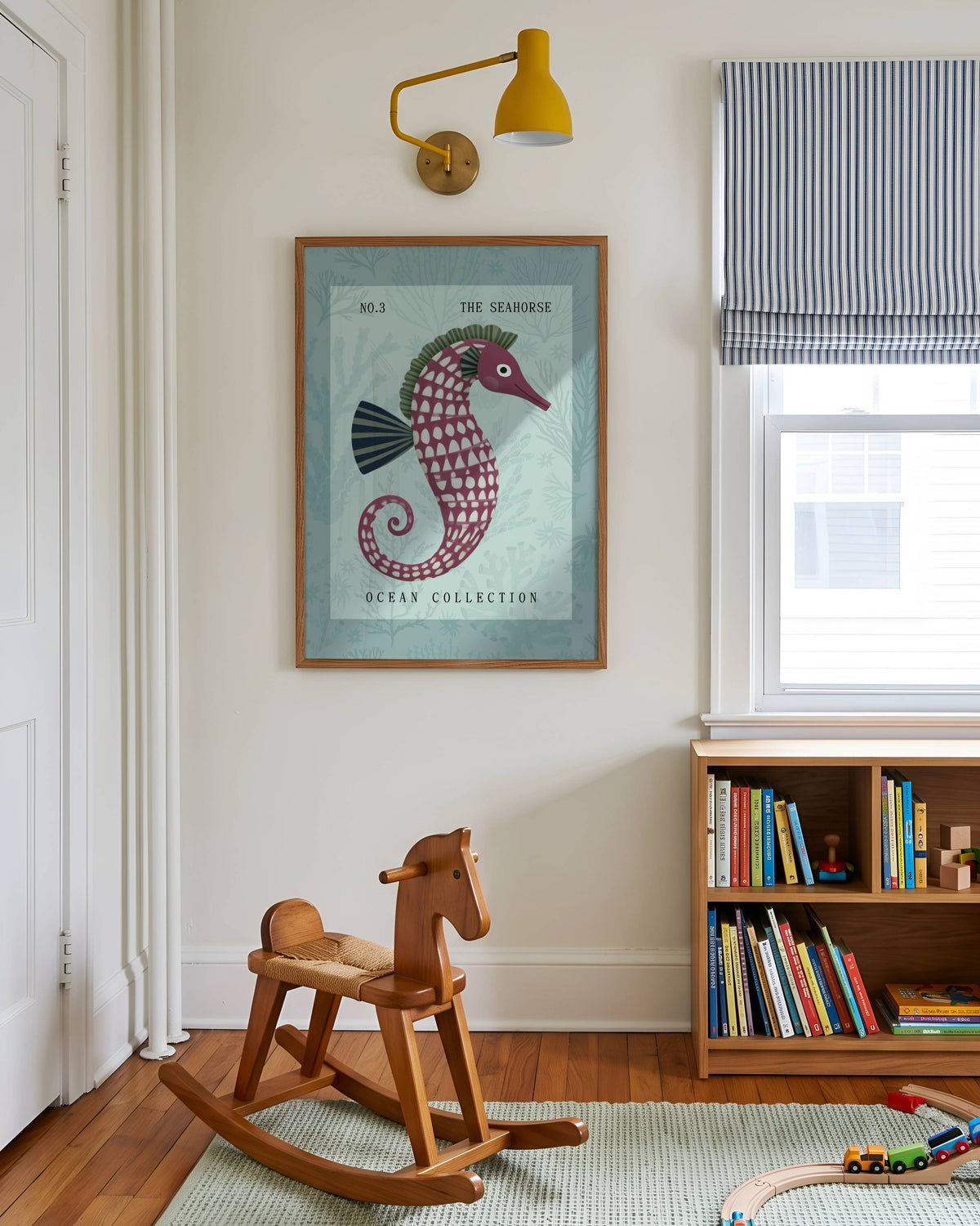 The Seahorse Nursery Print