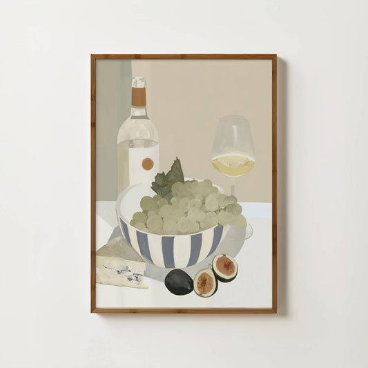 Figs, Grapes & Wine Print