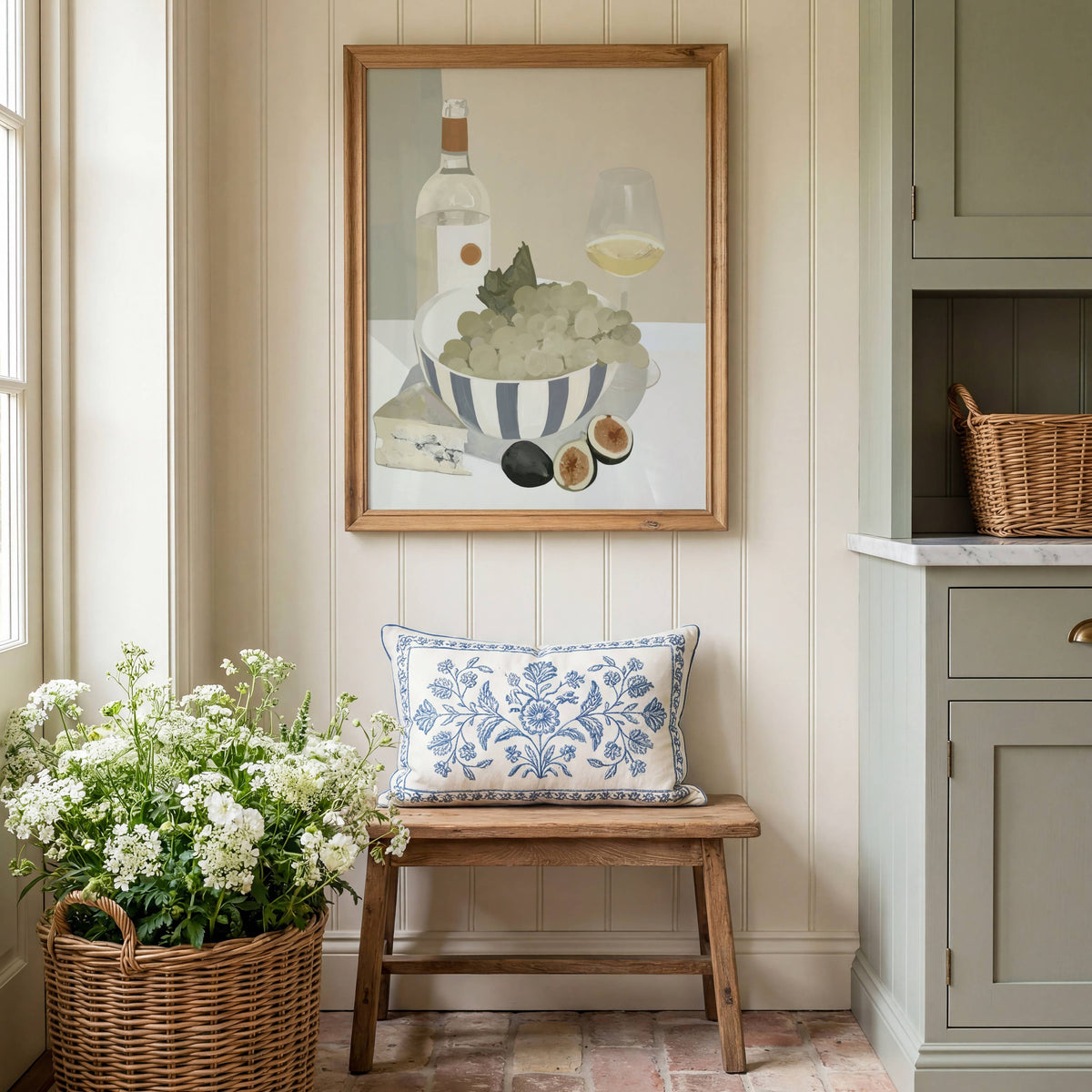 Figs, Grapes & Wine Print