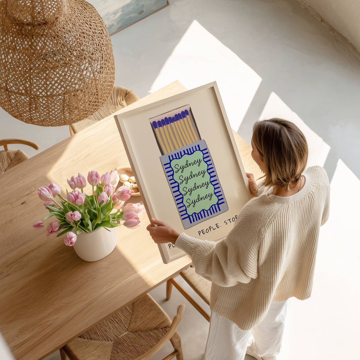 Sydney Matchbox Print