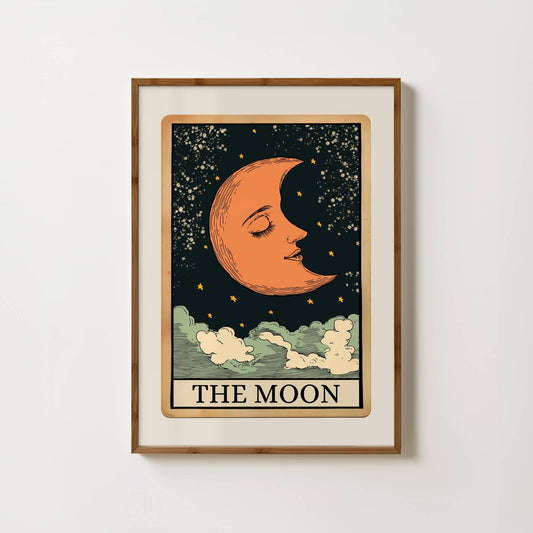 The Moon Tarot Card Print