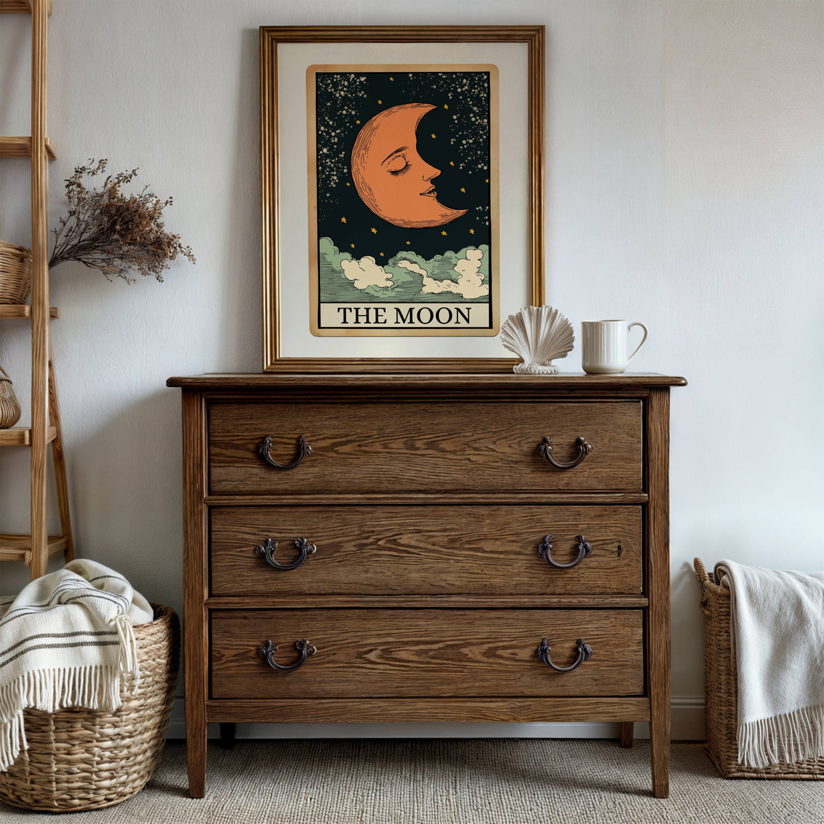 The Moon Tarot Card Print