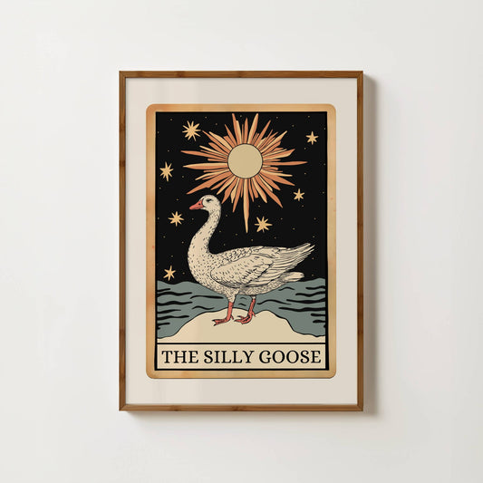 The Silly Goose Tarot Card Print
