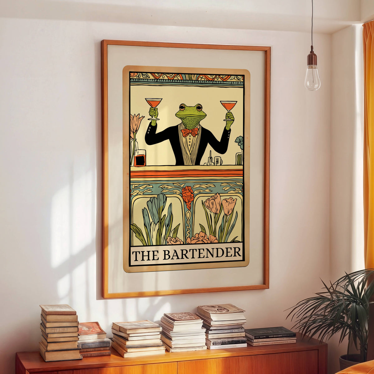The Bartender Tarot Card Print