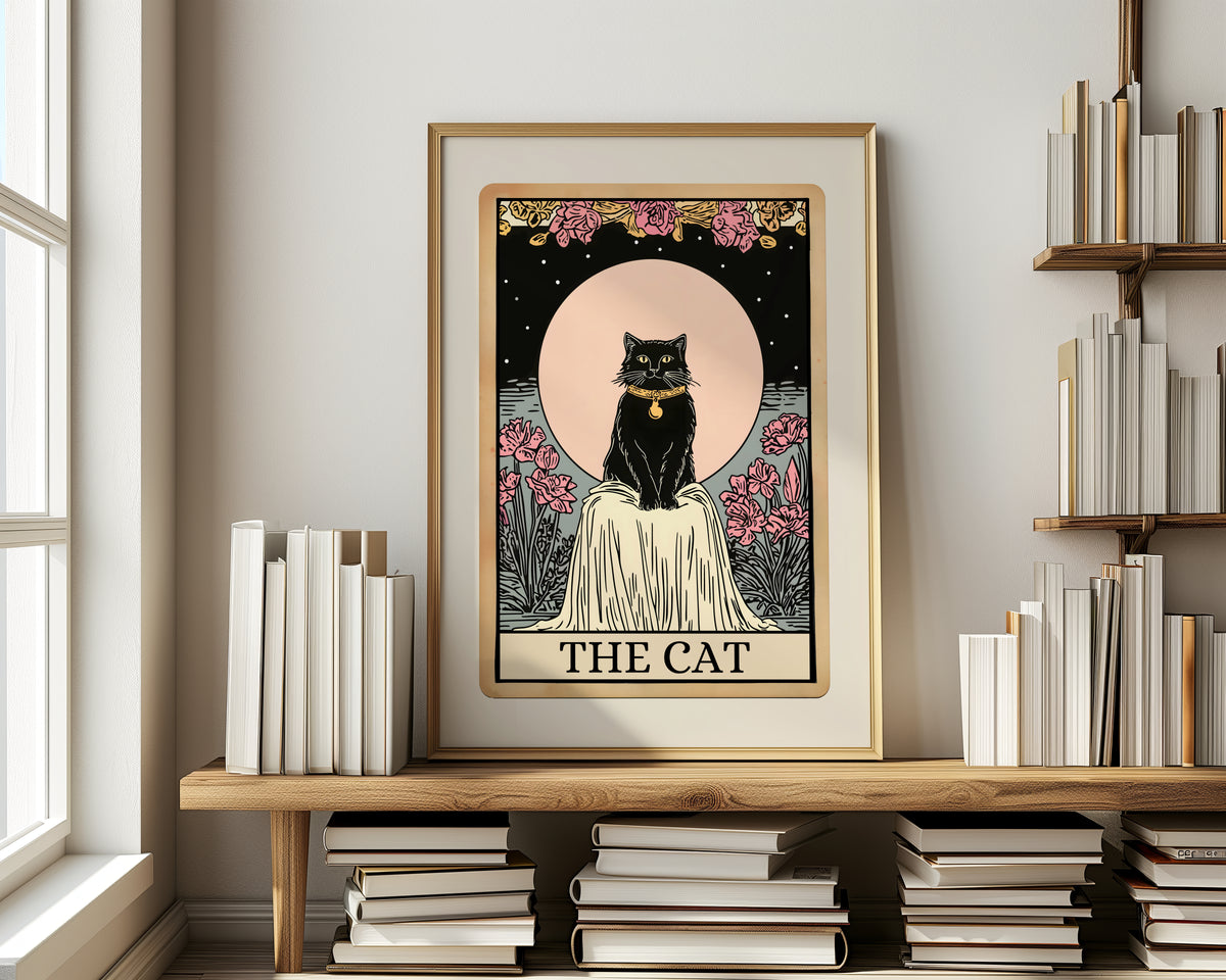 The Cat Tarot Card Print