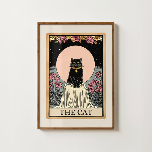 The Cat Tarot Card Print