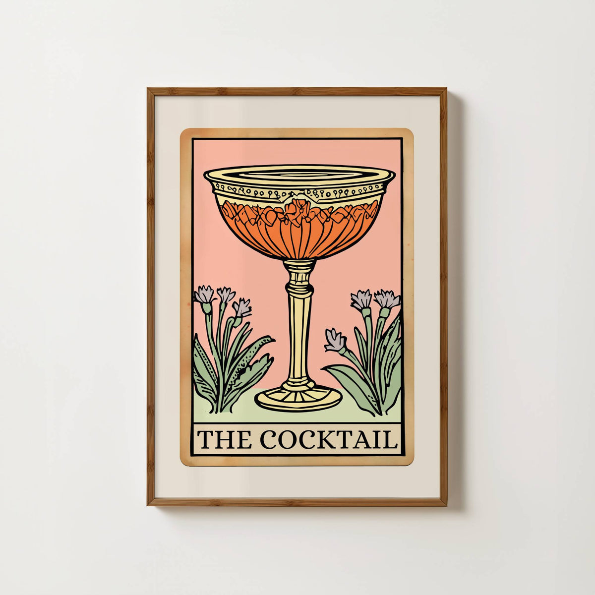 The Cocktail Tarot Card Print
