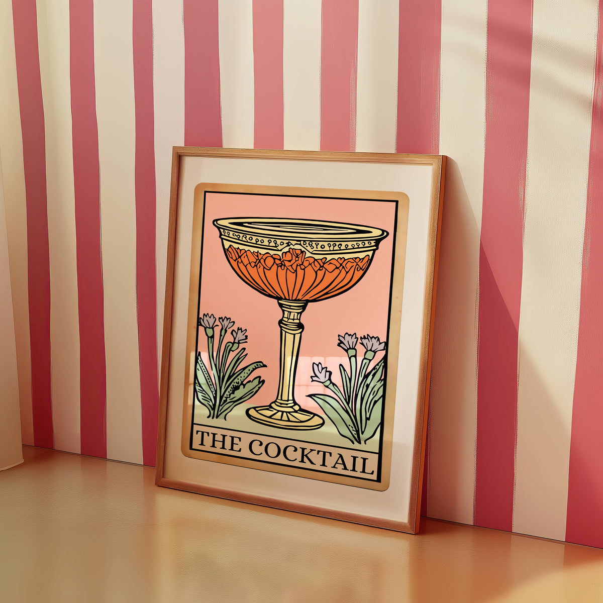 The Cocktail Tarot Card Print
