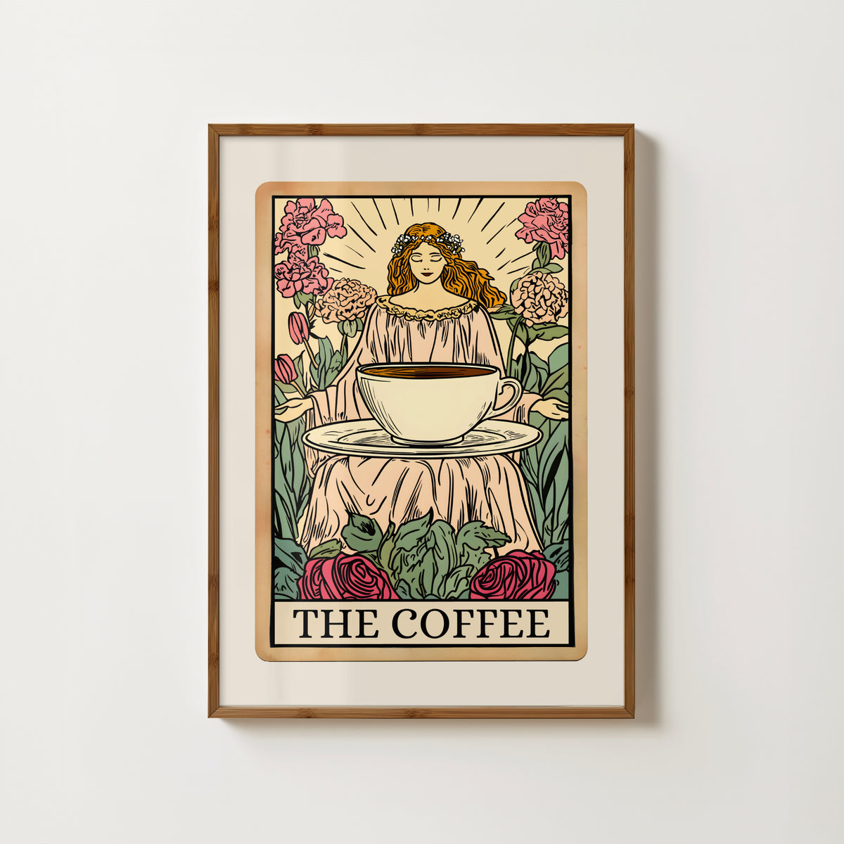 The Coffee Tarot Card Print