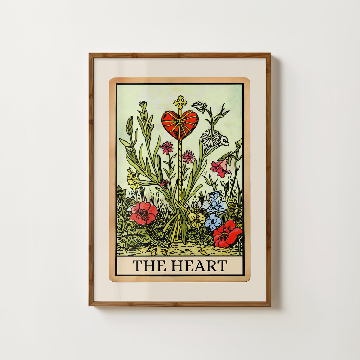 The Heart Tarot Card Print