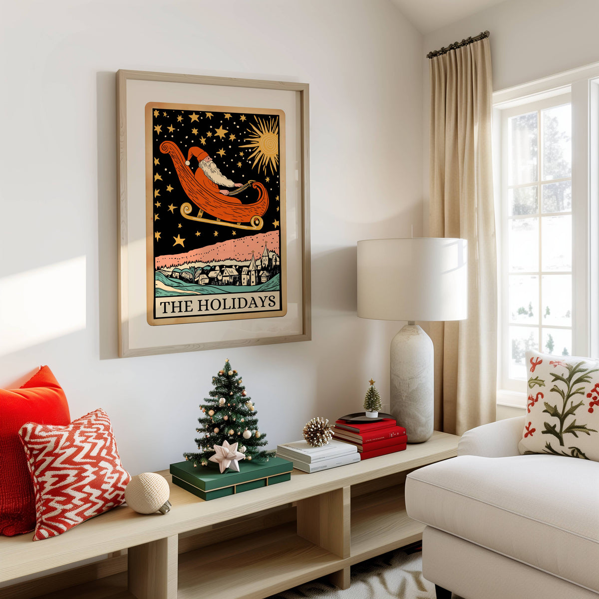 The Holidays Tarot Card Print