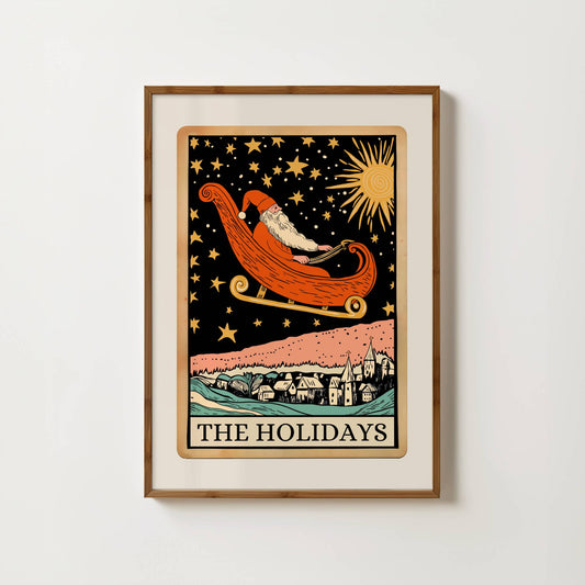 The Holidays Tarot Card Print