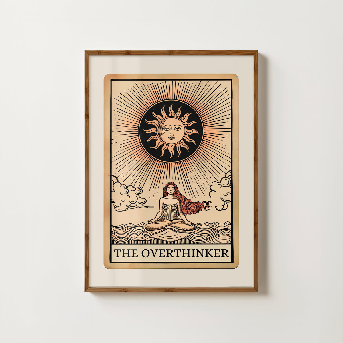 The Overthinker Tarot Card Print
