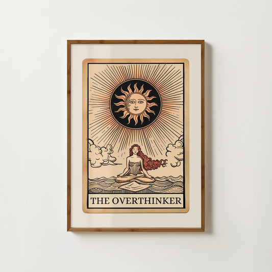 The Overthinker Tarot Card Print