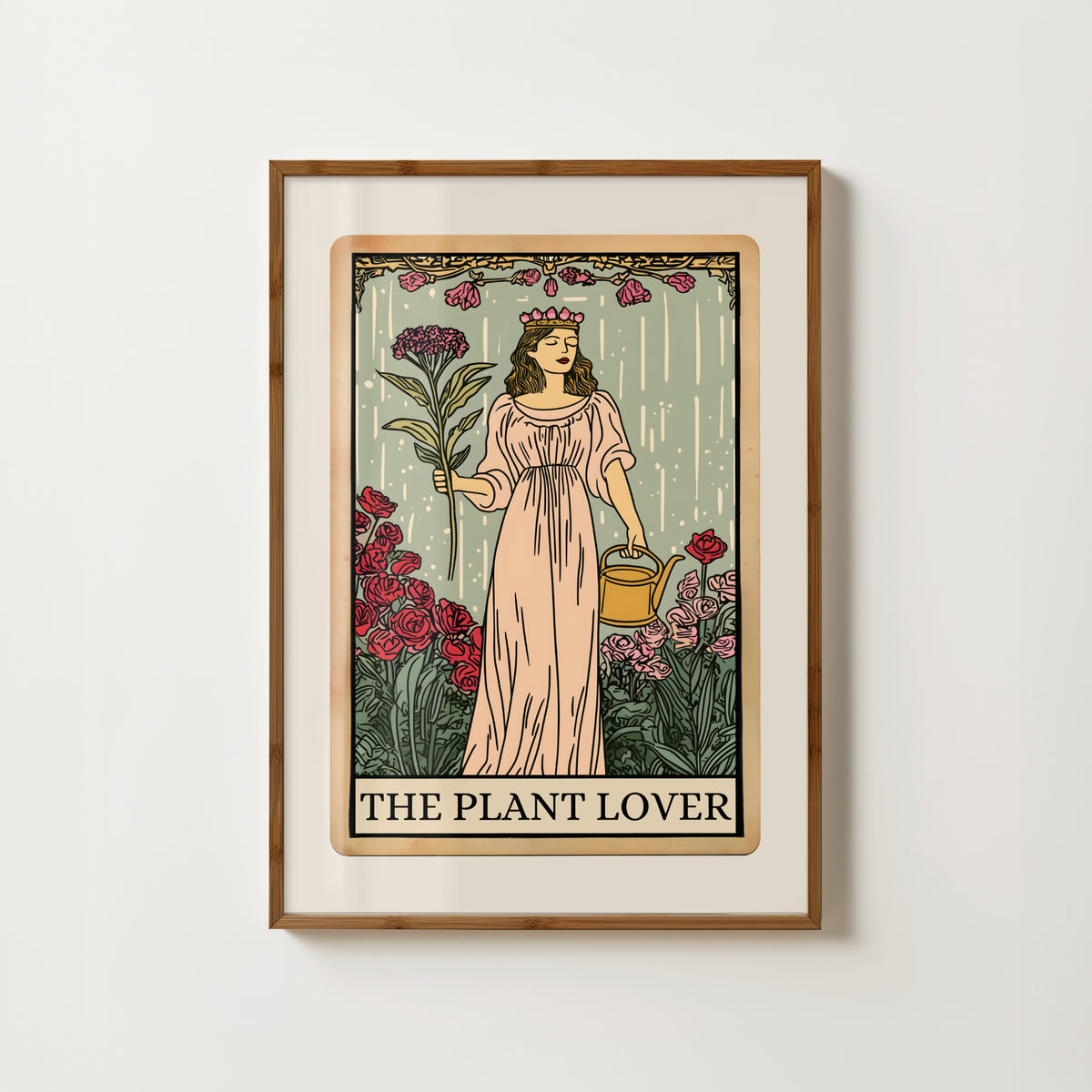 The Plant Lover Tarot Card Print