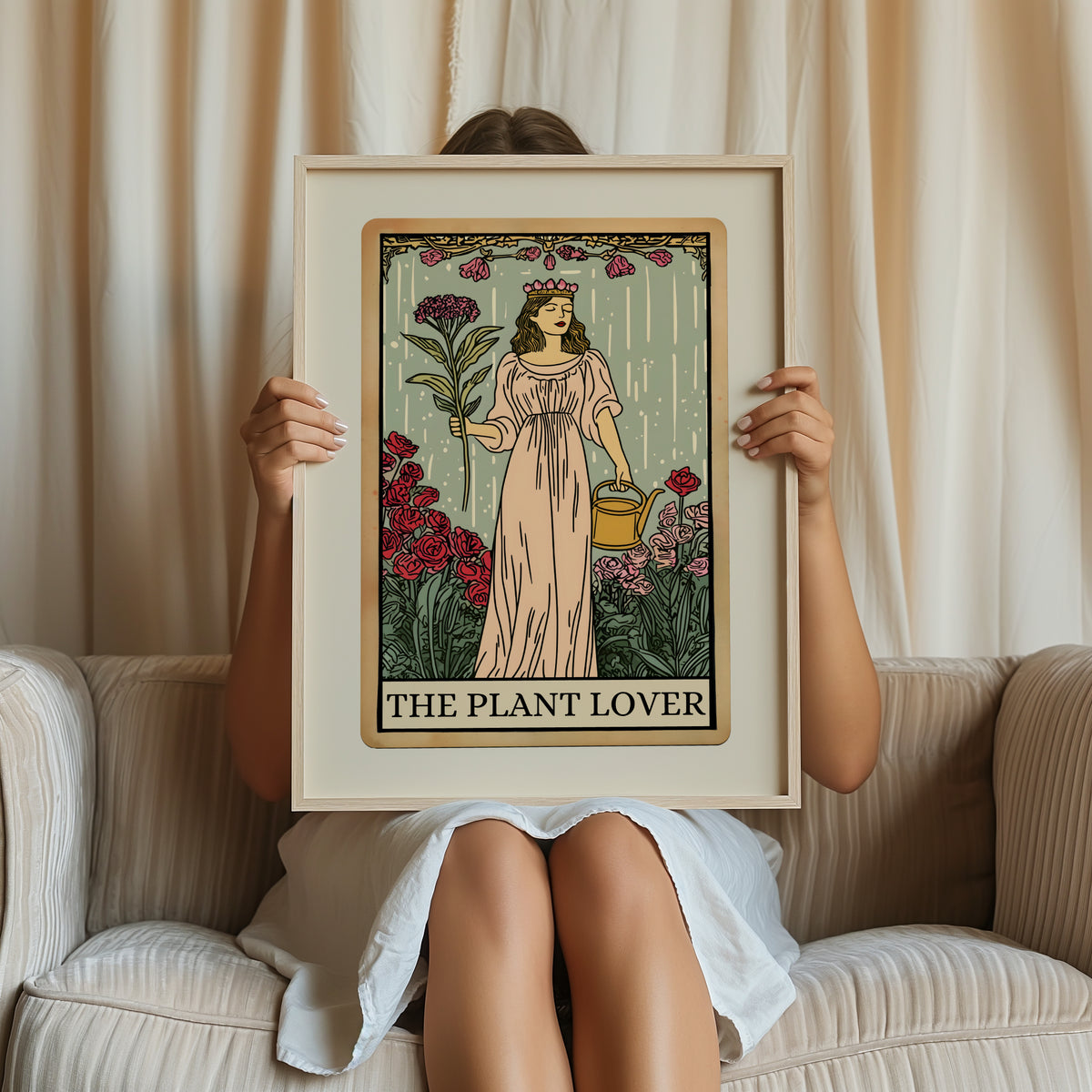 The Plant Lover Tarot Card Print