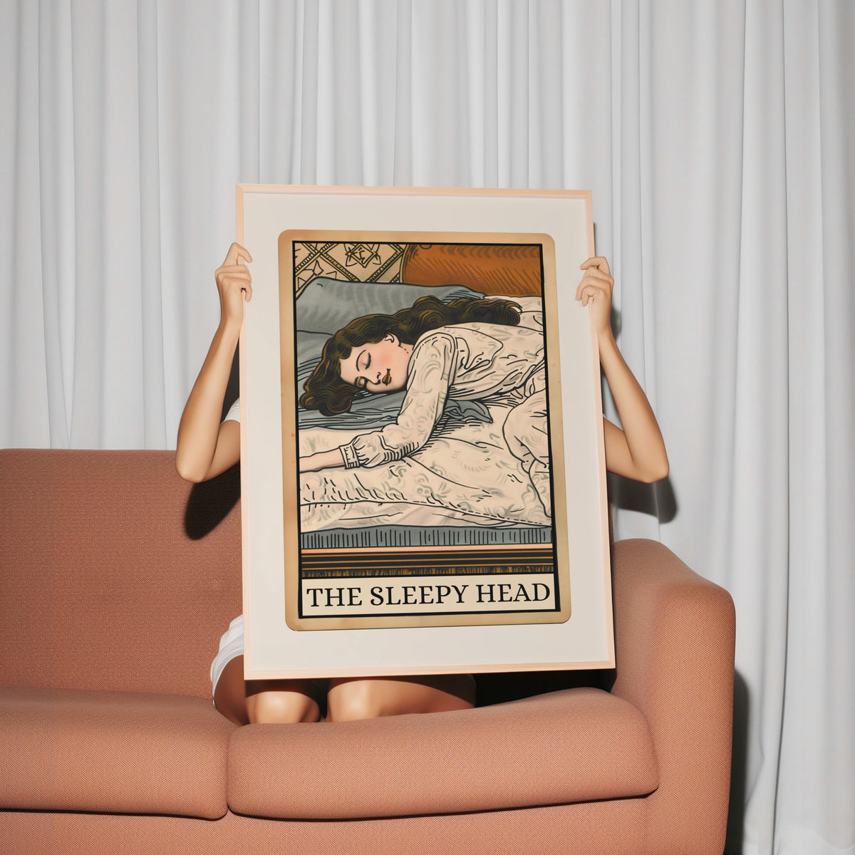 The Sleepy Head Tarot Card Print