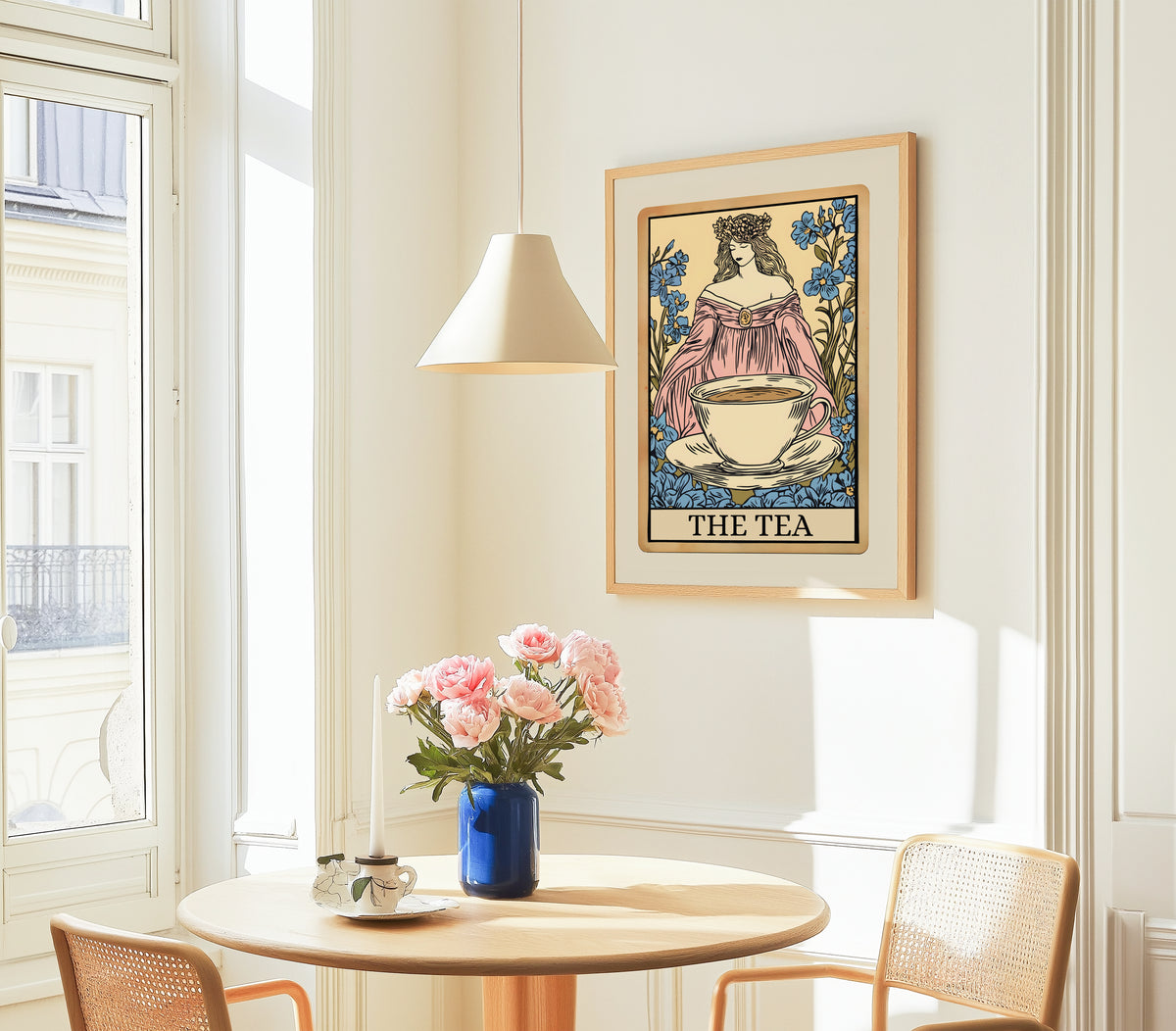 The Tea Tarot Card Print