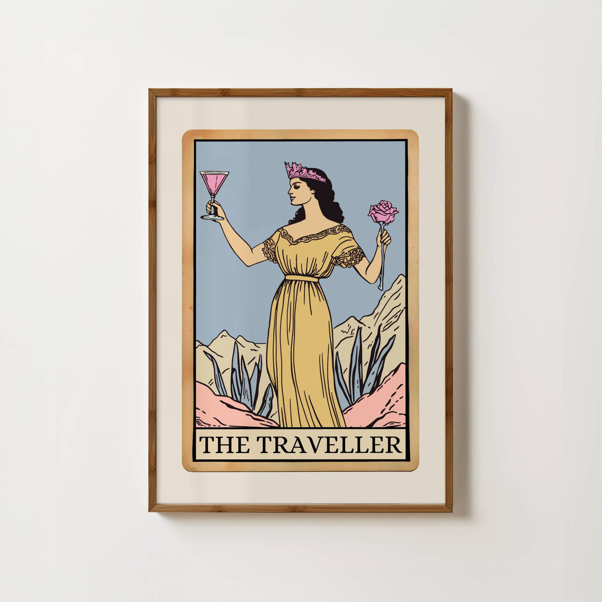 The Traveller Tarot Card Print