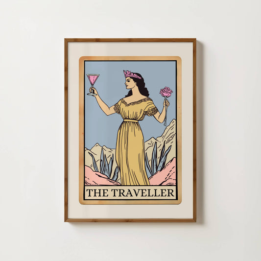 The Traveller Tarot Card Print