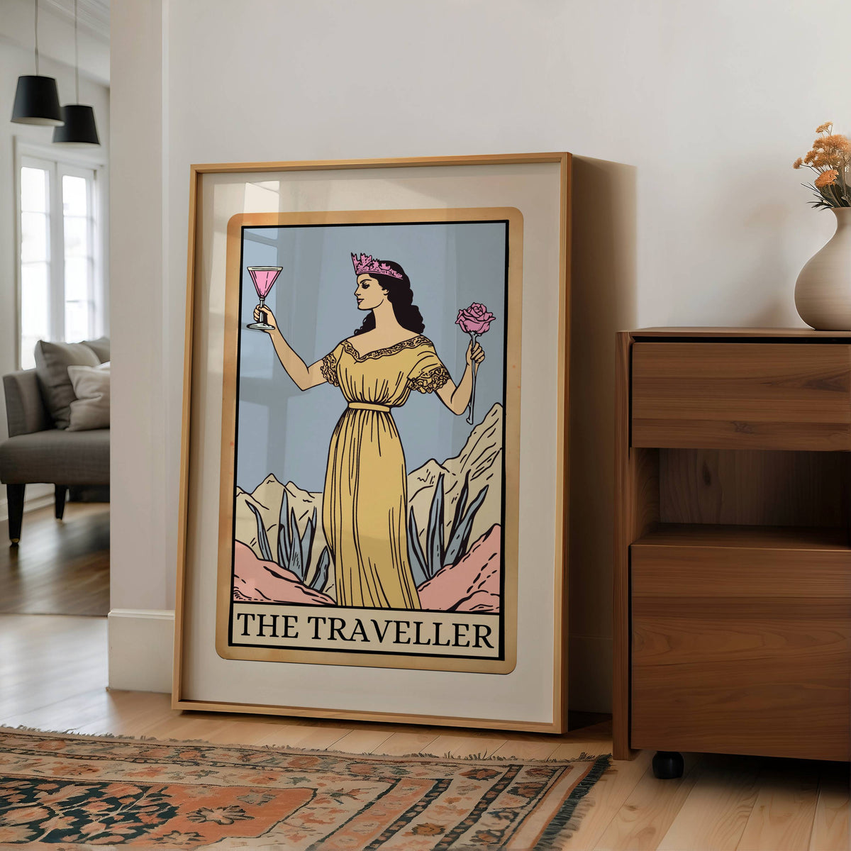 The Traveller Tarot Card Print