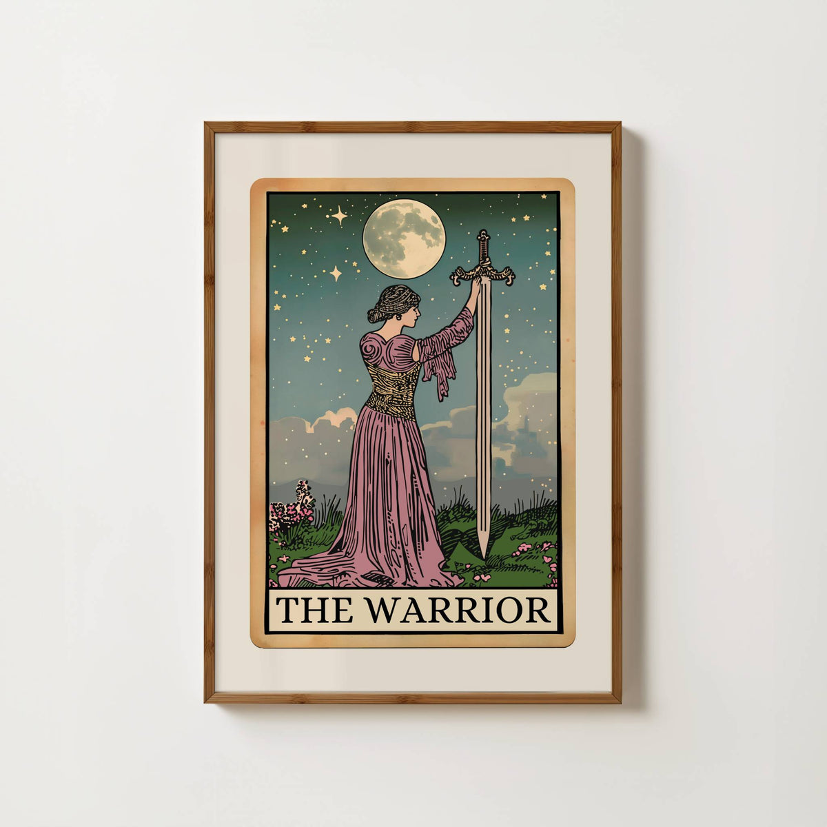 The Warrior Tarot Card Print