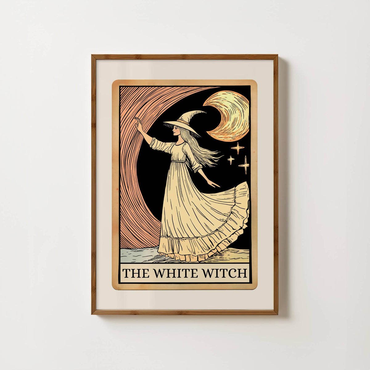 The White Witch Tarot Card Print