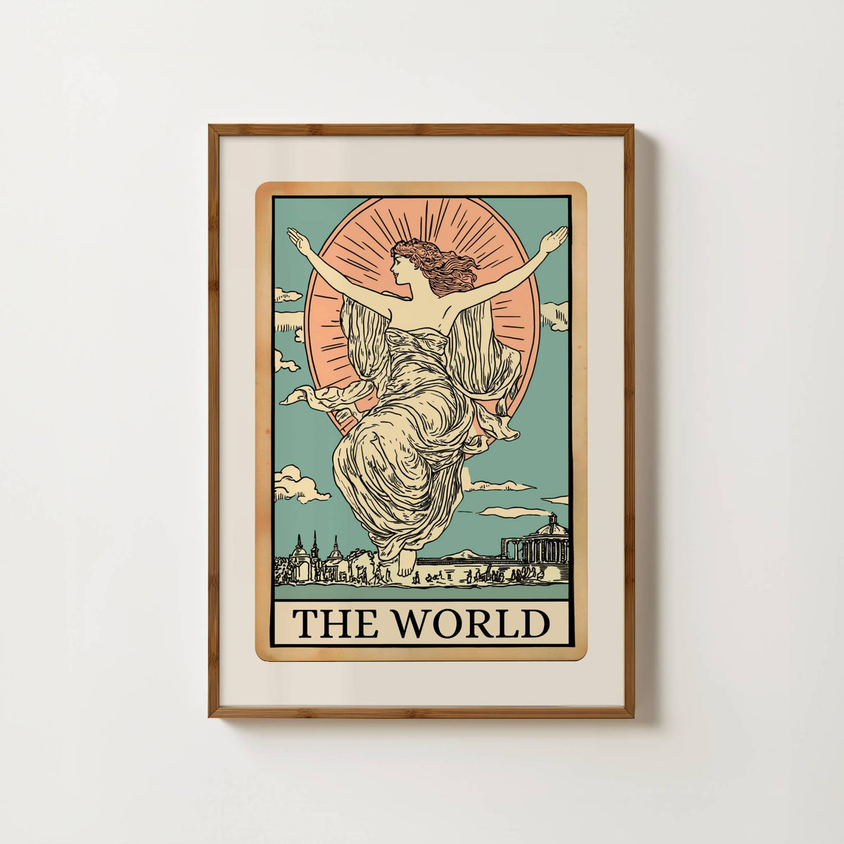 The World Tarot Card Print