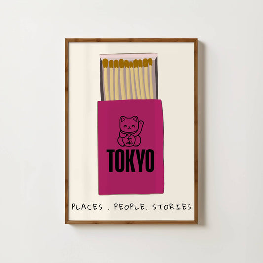 Tokyo Matchbox Print