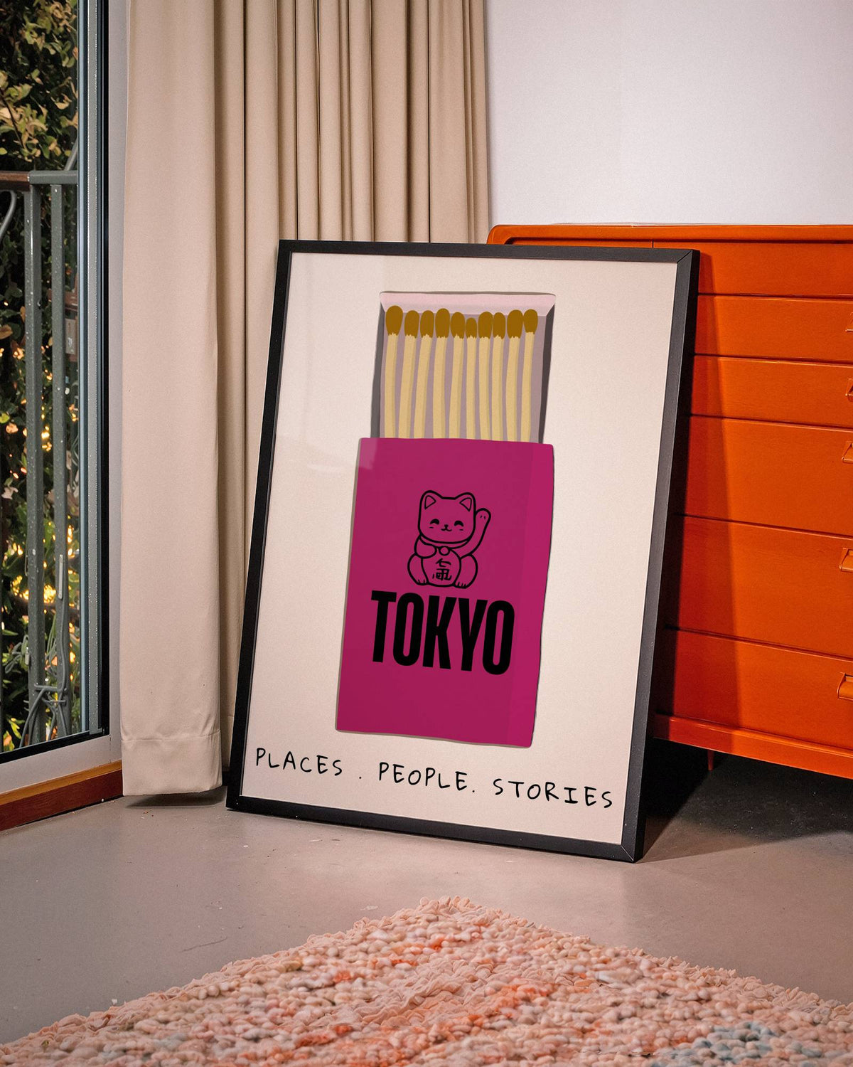 Tokyo Matchbox Print