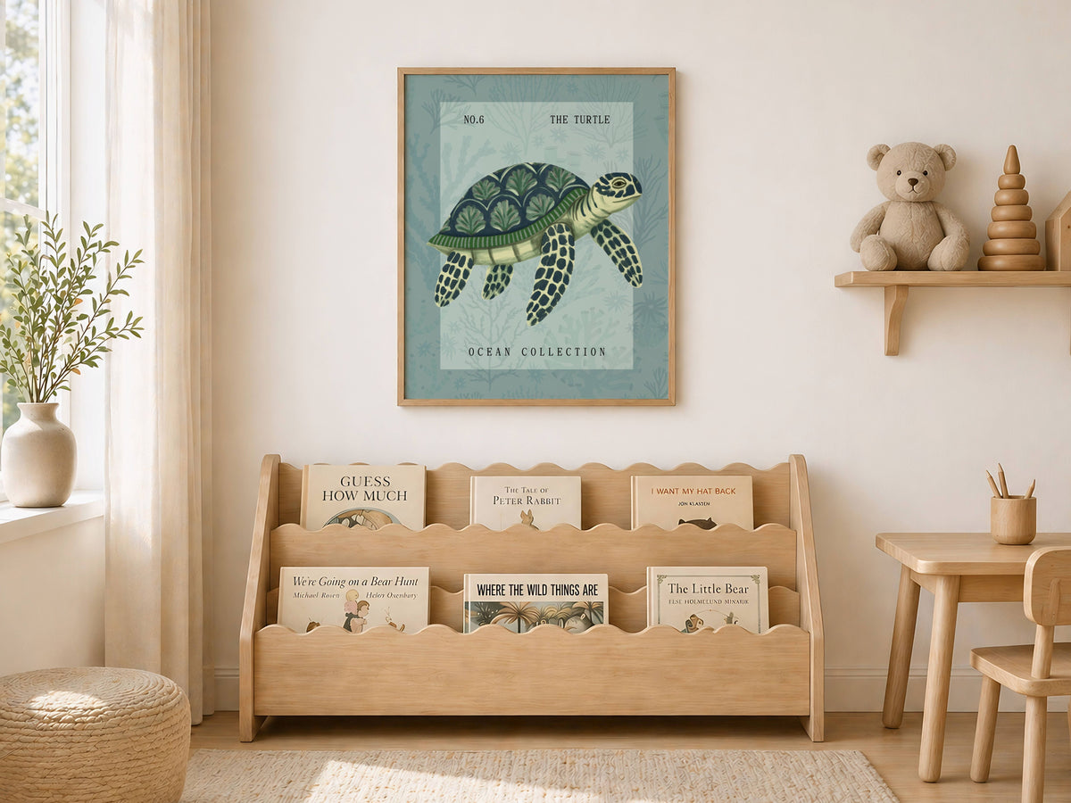 The Turtle Nursery Print